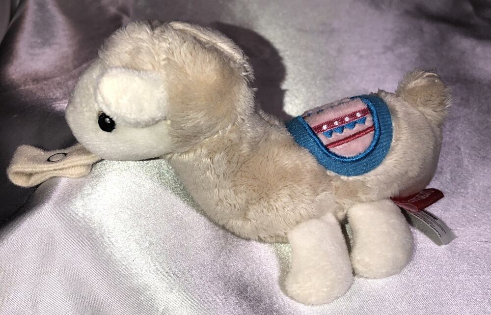 Nuby Baby Pacifier Holder Llama Plush Toy Stuffed Animal Replacement 6"